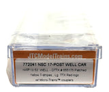 N Scale Jacksonville Terminal 772041 DTTX 655175 NSC 53' well car Class NWF13