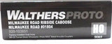 HO Scale Walthers Proto 920-103651 Milwaukee Road #01804 Ribside Caboose