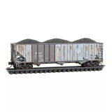 N Scale Micro Trains 98305085 Weathered B&LE ex-Rock Island 100-Ton Hopper Set
