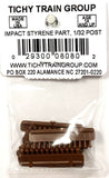 HO Scale Tichy Train Group 8080 4.5" Hex Nut & 7" Washer pkg (96)