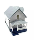 N Scale Rock Island Hobby 43102 Pre-Built White Farmhouse