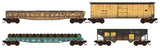 N Scale Micro Trains 98302283 Penn Central Weathered MOW (4) Car Set