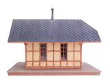 HO Scale Walthers Cornerstone 933-3555 Victoria Springs Station Building Kit