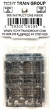 HO Scale Tichy Train Group 8295 40-Pane 50" x 100" Masonry Window pkg (6)