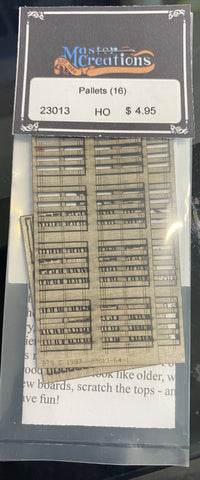 HO Scale B.T.S. 23013 Pallets Kit pkg (16)