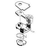 HO Scale Kadee #233 30-Series Gearboxes & Lids (10) pr