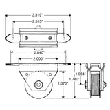 HO Scale Kadee #309 Under-the-Ties Delayed-Action Electric Uncoupler Kit