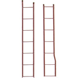HO Scale Kadee #2102 Boxcar Red Ladders for Ends & Sides Freight Car Detail Parts