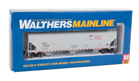 HO Scale Walthers MainLine 910-7666 Canadian Pacific SOO #119230 60' NSC Covered Hopper