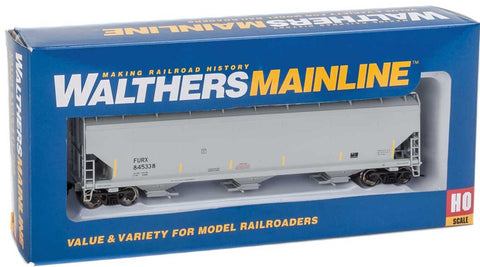 Walthers MainLine 910-7703 First Union Rail FURX 845338 60' NSC 3-Bay Covered Hopper