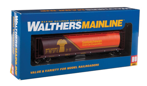 HO Scale Walthers Mainline 910-7834 SKPX 625185 Saskatchewan Grain Car Corporation 59' Cylindrical Hopper