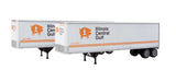 HO Scale Walthers SceneMaster 949-2512 ICG Illinois Central Gulf Trailmobile 40' Trailers