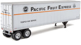 HO Scale Walthers SceneMaster 949-2514 PFE Pacific Fruit Express Trailmobile 40' Trailers