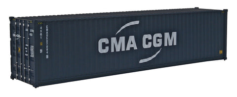 HO Scale Walthers SceneMaster 949-8257 CMA-CGM New Logo 40' Hi-Cube Corrugated Container