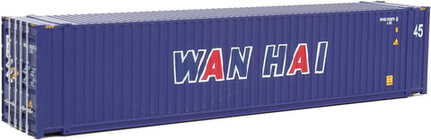 HO Scale Walthers SceneMaster 949-8574 Wan Hai 45' CIMC Container