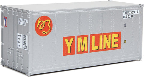 HO Scale Walthers SceneMaster 949-8667 YM Line 20' Smooth-Side Container