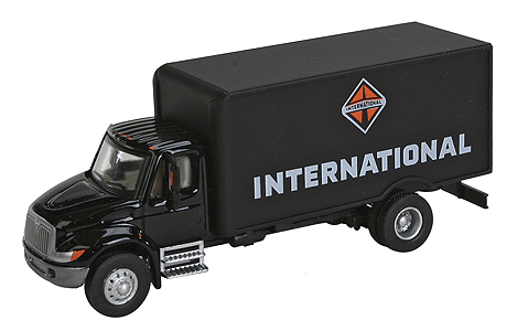 HO Scale Walthers SceneMaster 949-11292 International Black Single-Axle Box Van