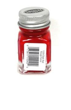Testors 1104 Gloss Dark Red Enamel 1/4 oz Paint Bottle