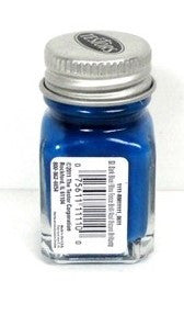 Testors 1111 Gloss Dark Blue Enamel 1/4 oz Paint Bottle