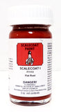 Scalecoat I S1113 Rust 2 oz Enamel Paint Bottle