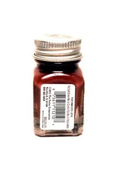 Testors 1121 Dark Brown Enamel 1/4 oz Paint Bottle