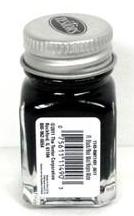 Testors 1149 Flat Black Enamel 1/4 oz Paint Bottl