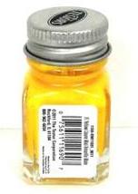 Testors 1169 Flat Yellow Enamel 1/4 oz Paint Bottle
