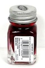 Testors 1529 Red Metal Flake Enamel 1/4 oz Paint Bottle