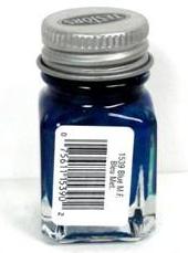 Testors 1539 Blue Metal Flake Enamel 1/4 oz Paint Bottle
