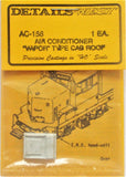 HO Scale Details West AC-158 Vapor Type Cab Roof Air Conditioner