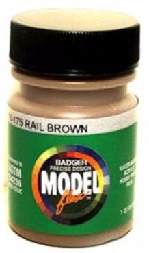Badger Model Flex 16-175 Rail Brown 1 oz Acrylic Paint Bottle