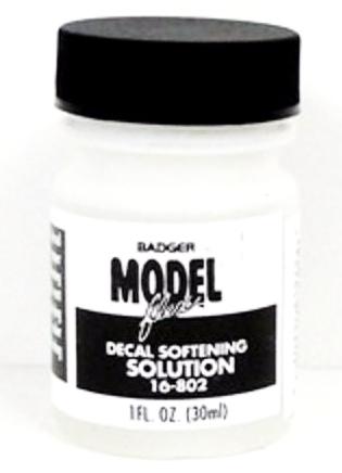 Badger Model Flex 16-802 Decal Softening Solution 1 oz Acrylic Paint Bottle