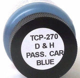 Tru-Color TCP-270 D&H Delaware & Hudson Passenger Car Blue 1 oz Paint Bottle