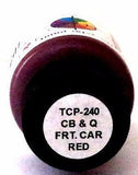 Tru-Color TCP-240 CB&Q Burlington Freight Car Red 1 oz Paint Bottle
