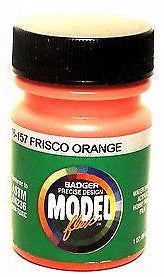 Badger Model Flex 16-157 SLSF Frisco Orange 1 oz Acrylic Paint Bottle