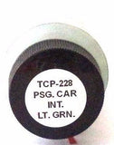 Tru-Color TCP-228 Passenger Car Interior Light Green 1 oz Paint Bottle