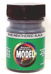 Badger Model Flex 16-05 Weathered Black 1 oz Acrylic Paint Bottle