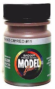 Badger Model Flex 16-163 CN Canadian National Red #11 1 oz Acrylic Paint Bottle
