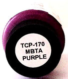 Tru-Color TCP-170 MBTA Massachusetts Bay Transit Purple 1 oz Paint Bottle