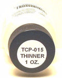 Tru-Color TCP-015 Thinner 1 oz Paint Bottle