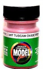 Badger Model Flex 16-14 Light Tuscan Oxide Red 1 oz Acrylic Paint Bottle