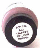 Tru-Color TCP-182 ACL Atlantic Coast Line Freight Car Brown 1 oz Paint Bottle