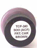 Tru-Color TCP-243 SOO Line (ACF) Freight Car Brown 1 oz Paint
