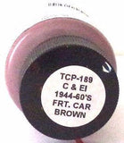 Tru-Color TCP-189 C&EI Chicago & Eastern Illinois Freight Car Brown 1 oz Paint