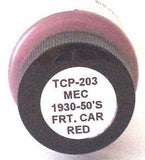 Tru-Color TCP-203 MEC Maine Central Freight Car Red 1 oz Paint Bottle