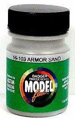 Badger Model Flex 16-103 Armor Sand 1 oz Acrylic Paint Bottle