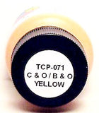 Tru-Color TCP-071 C&O/B&O Chesapeake/Baltimore & Ohio Yellow 1 oz Paint