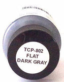 Tru-Color TCP-802 Flat Dark Gray 1 oz Paint Bottle