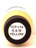Tru-Color TCP-114 G&W Gennessee & Wyoming Yellow 1 oz Paint Bottle