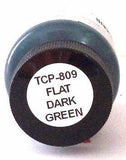Tru-Color TCP-809 Flat Dark Green 1 oz Paint Bottle